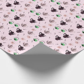 Wraping Papier des Teekannemusters Geschenkpapier (Ecke)