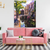 Wrapped canvas - Amsterdam Leinwanddruck (Insitu (Wohnzimmer))