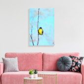 Wrapped Canvas - Angry Finch Leinwanddruck (Insitu (Wohnzimmer))