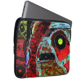 Wrapped Canvas Frequency Serpent Abstract Energy  Laptopschutzhülle (Vorne Rechts)