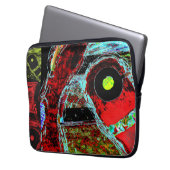 Wrapped Canvas Frequency Serpent Abstract Energy  Laptopschutzhülle (Vorderseite Links)