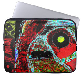 Wrapped Canvas Frequency Serpent Abstract Energy  Laptopschutzhülle