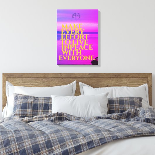 Wrapped Canvas Leinwanddruck (Insitu (Schlafzimmer))