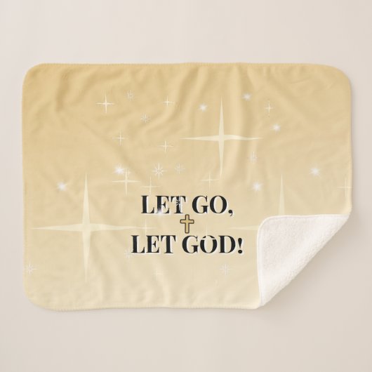 Wrapped in His Light Let Go Let God Sherpadecke (Vorderseite (Horizontal))