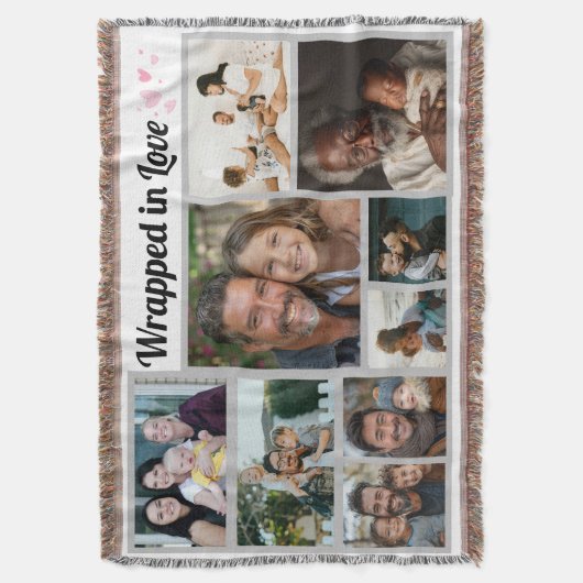 "Wrapped in Liebe" wirbellose Kruste Decke (Vorderseite Vertikal)