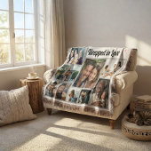 "Wrapped in Liebe" wirbellose Kruste Decke