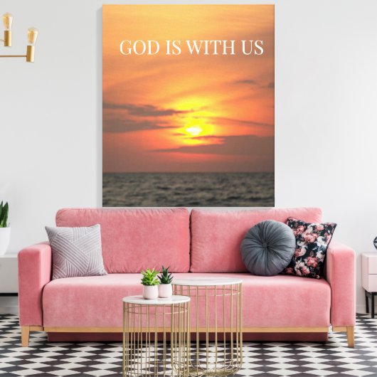 Wrapped in Morning Light Leinwanddruck (Insitu (Wohnzimmer))