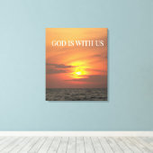 Wrapped in Morning Light Leinwanddruck (Insitu (Holzboden))