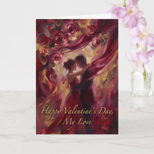 Wrapped in You Valentine Card Karte (Orchidee)