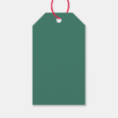 Wrapped mit Liebe Black Bow frohe Weihnachten Geschenkanhänger (Rückseite)