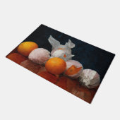 Wrapped Orange by William Joseph Mccloskey Fußmatte (Schrägansicht)