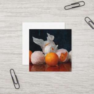 Wrapped Orange by William Joseph Mccloskey Quadratische Visitenkarte