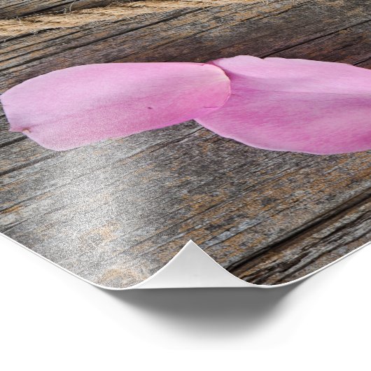Wrapped Rose Bud Fotodruck (Ecke)