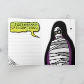 Wrapped Up Mummy Karte (Innenseite)