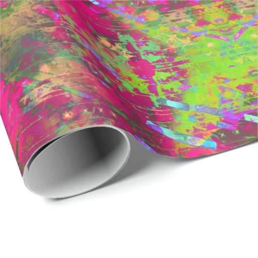 Wrapper für das Hot-Pink-Party Geschenkpapier (Rolleneckpunkt)