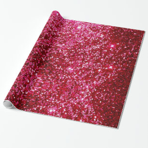 Wrapper für den Glitzer in Hot Pink Geschenkpapier