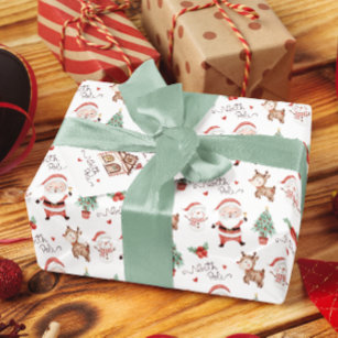 Wrapper für den Santa North Pole Geschenkpapier