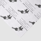 Wrapper für echte Anwesen-Client-Geschenke Seidenpapier (Ausschnitt)