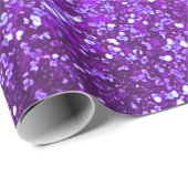 Wrapper für lila Glitzer Geschenkpapier (Rolleneckpunkt)