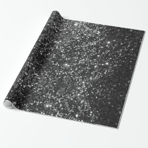 Wrapper für schwarze Glitzer Geschenkpapier