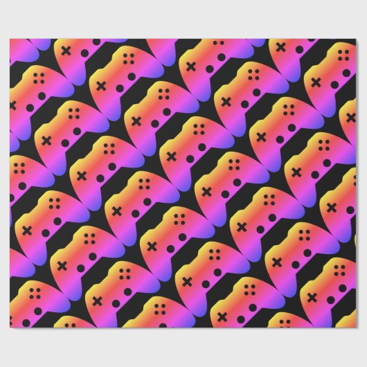 Wrapper für Videospielcontroller Geschenkpapier (Flach)