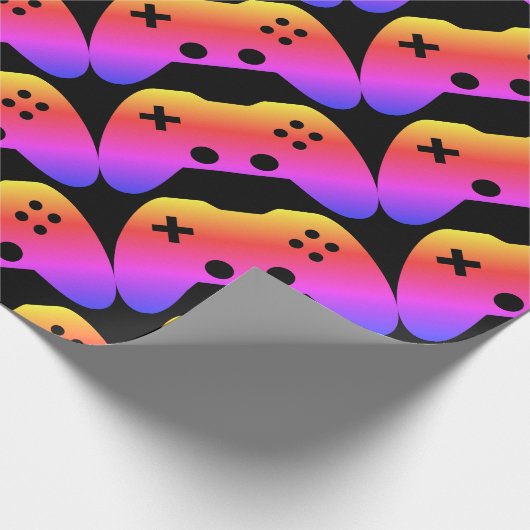 Wrapper für Videospielcontroller Geschenkpapier (Ecke)