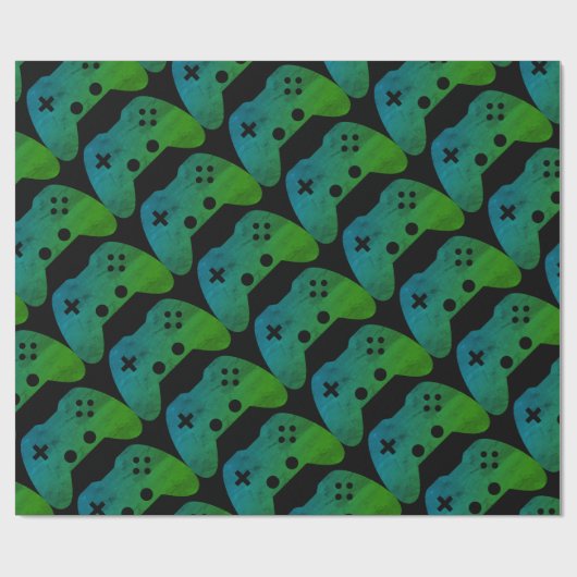 Wrapper für Videospielcontroller Geschenkpapier (Flach)