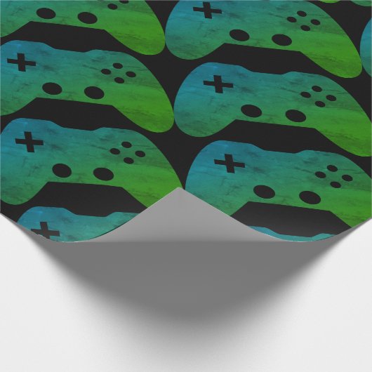 Wrapper für Videospielcontroller Geschenkpapier (Ecke)