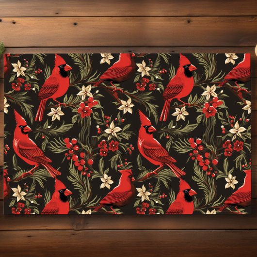 Wrapper für Vintage Kardinal Geschenkpapier