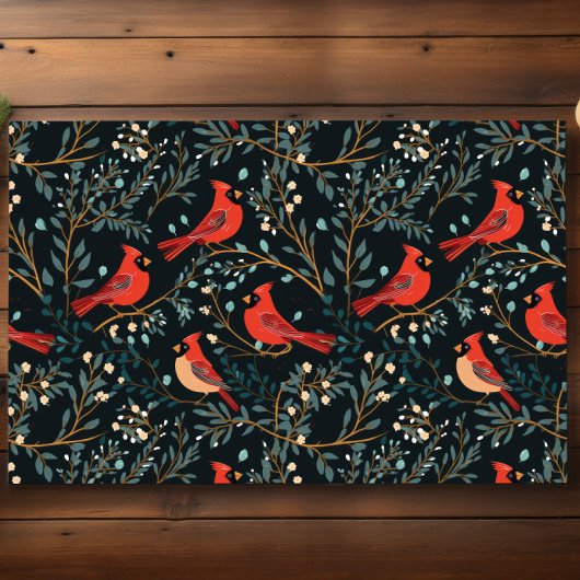 Wrapper für Vintage Kardinal Geschenkpapier