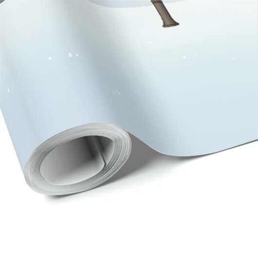 Wrapper für Winterwaldmuster Geschenkpapier (Rolleneckpunkt)