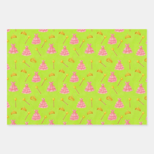 Wrapper, gut rosa und grüne Hexe Geschenkpapier Set (Vorderseite 3)