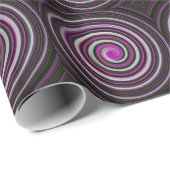 Wrapper lila Spiralstruktur Geschenkpapier (Rolleneckpunkt)