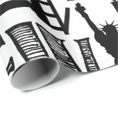 Wrapper Paper für Weltstädte Geschenkpapier (Rolleneckpunkt)