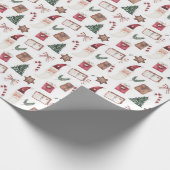 Wrapper Paper mit Weihnachtsthema Geschenkpapier (Ecke)