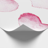 Wrapper Paper PINK WATERCOLOR HERZ Geschenkpapier (Ecke)