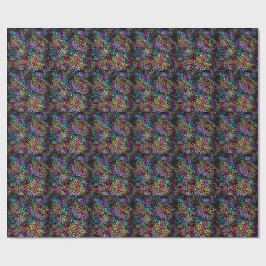 Wrapper Paper Regenbogenfeuerwerke Geschenkpapier (Flach)