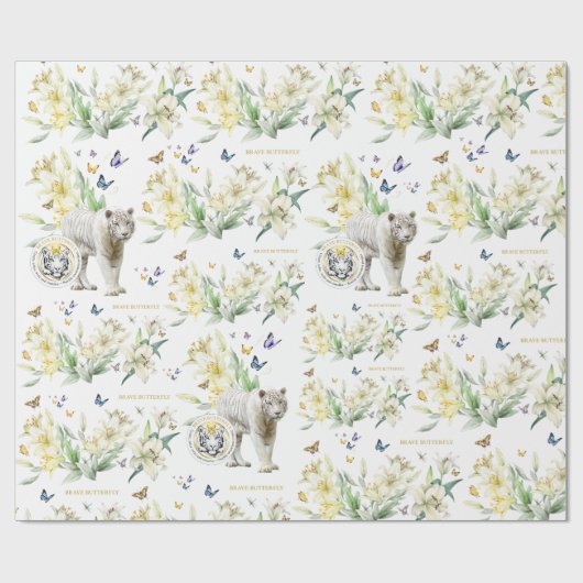 Wrapper Paper Tiger Geschenkpapier (Flach)