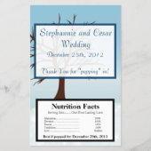 Wrapper-Wrapper-Binderschnee/Bare-Baum Flyer (Vorne)