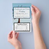 Wrapper-Wrapper-Binderschnee/Bare-Baum Flyer (Handgriff)