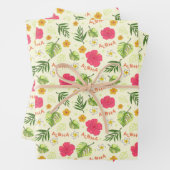 Wrapping - Aloha Hawaiian Geschenkpapier Set (Beispiel)