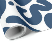 Wrapping blue hit geschenkpapier (Rolleneckpunkt)