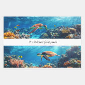 Wrapping Decoupage 3 Coastal Sea Turtles Paper  Geschenkpapier Set (Vorderseite 2)