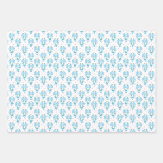 Wrapping - Heißluftballons Geschenkpapier Set (Vorderseite 2)