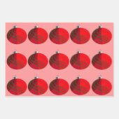 Wrapping Paper (3 Flachblätter) Geschenkpapier Set (Vorderseite 2)