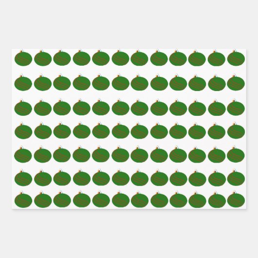 Wrapping Paper (3 Flachblätter) Geschenkpapier Set (Vorderseite)