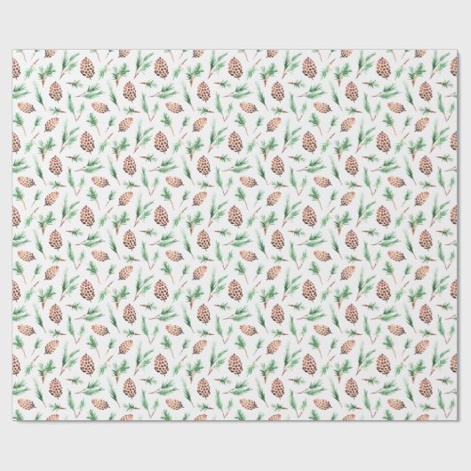 Wrapping Paper 76,2 cm x 1,8 m - Winter Pattern Geschenkpapier (Flach)