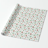 Wrapping Paper 76,2 cm x 1,8 m - Winter Pattern Geschenkpapier (Ungerollt)