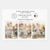Wrapping Paper 9 A4 Storybook Designs Decoupage  Geschenkpapier Set (Vorderseite 2)