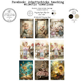 Wrapping Paper 9A4 Storybook Designs Decoupage  Geschenkpapier Set